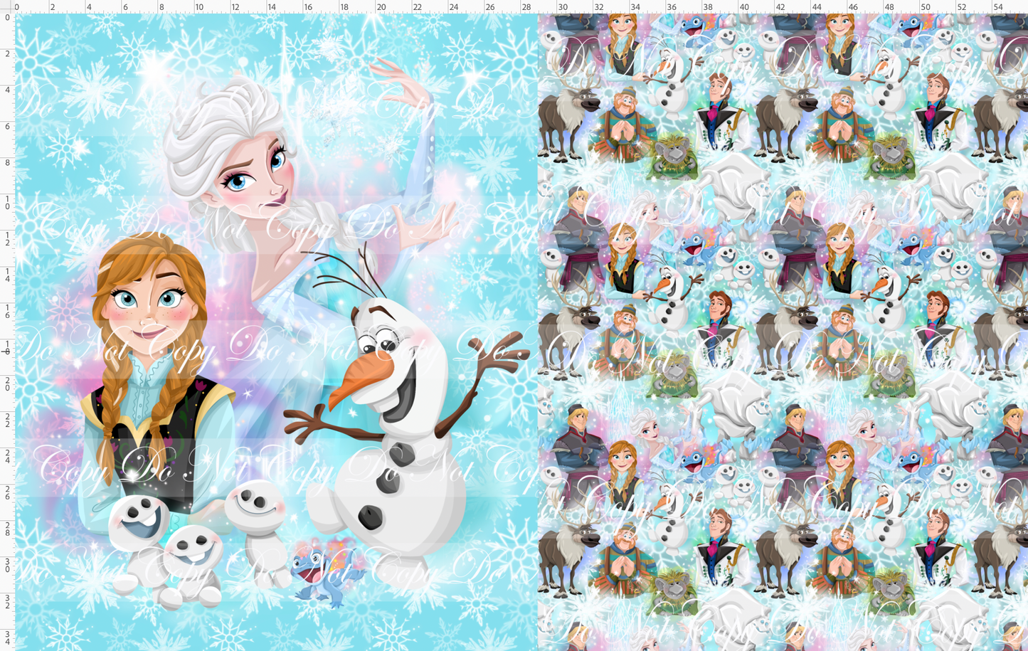 Ice Queen - Childrens Blanket Panel 58W x 36H