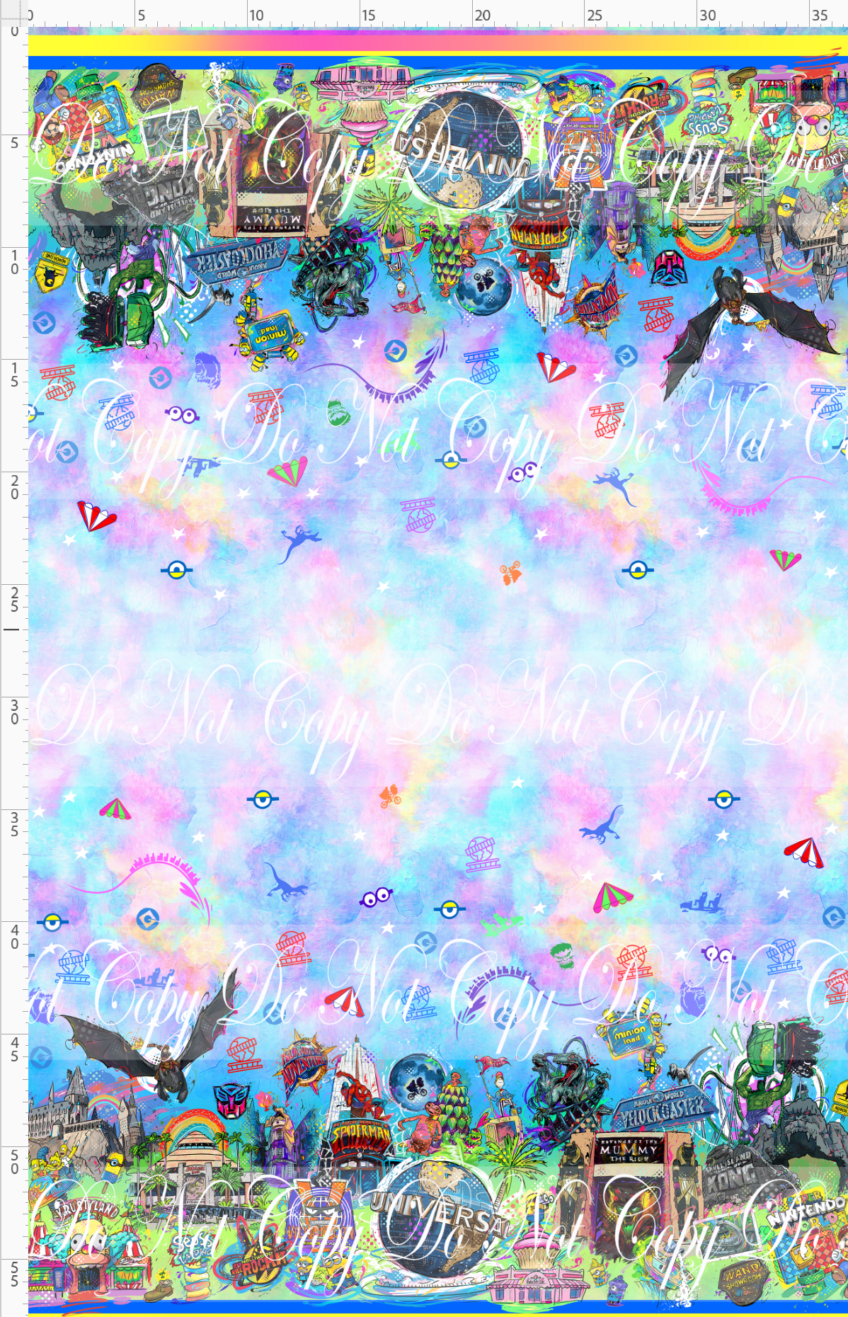 Iconic Studios - double border - color