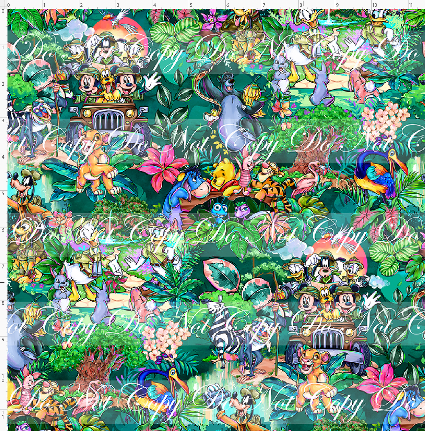 Jungle Journey - Main - Collage - Regular Scale - Green