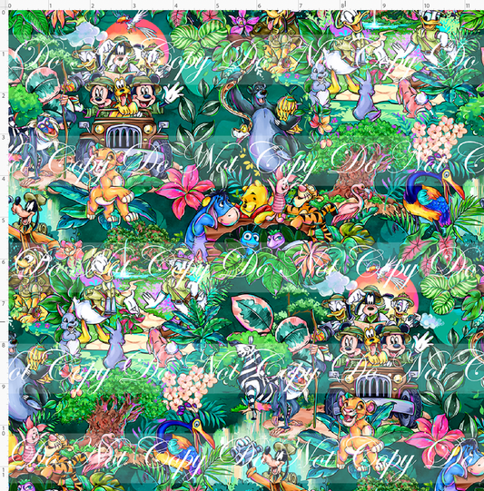 Jungle Journey - Main - Collage - Regular Scale - Green