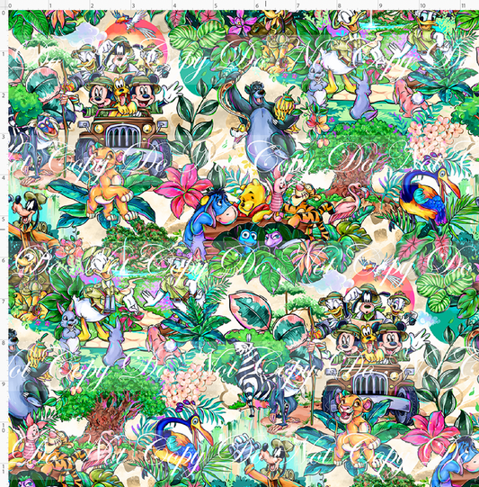 Jungle Journey - Main - Collage - Regular Scale - Tan