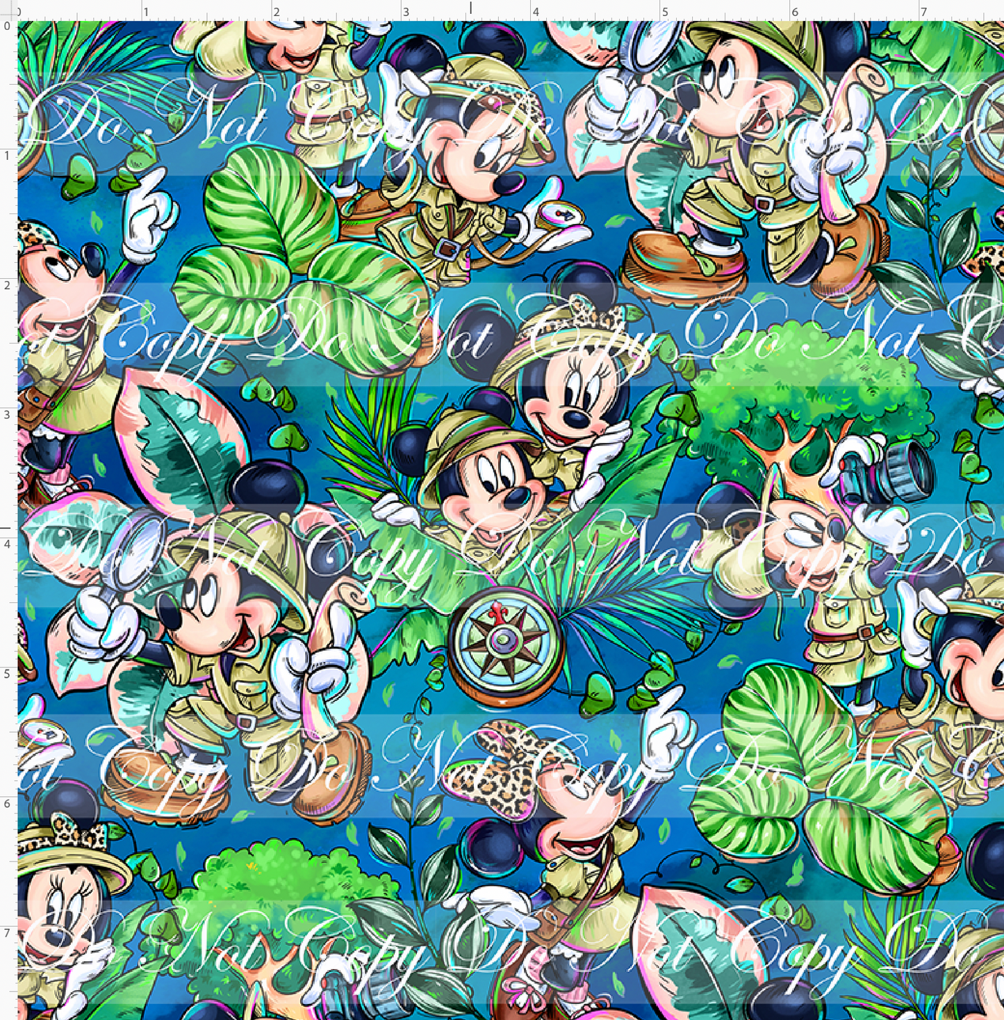 Jungle Journey - Main - Safari Duo - Small Scale - Dark Blue