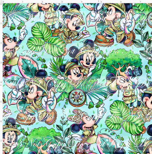 Jungle Journey - Main - Safari Duo - Small Scale - Light Blue