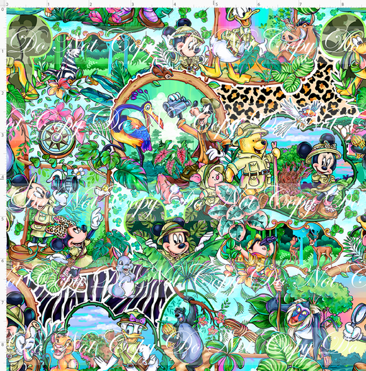 Jungle Journey - Main - Scenic Ride - Small Scale - Light Blue