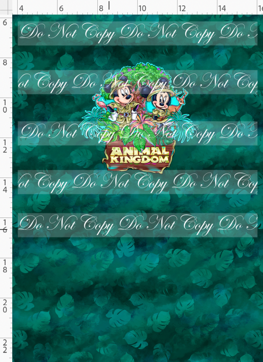 Jungle Journey - Panel - Duo - CHILD - Green Leaves