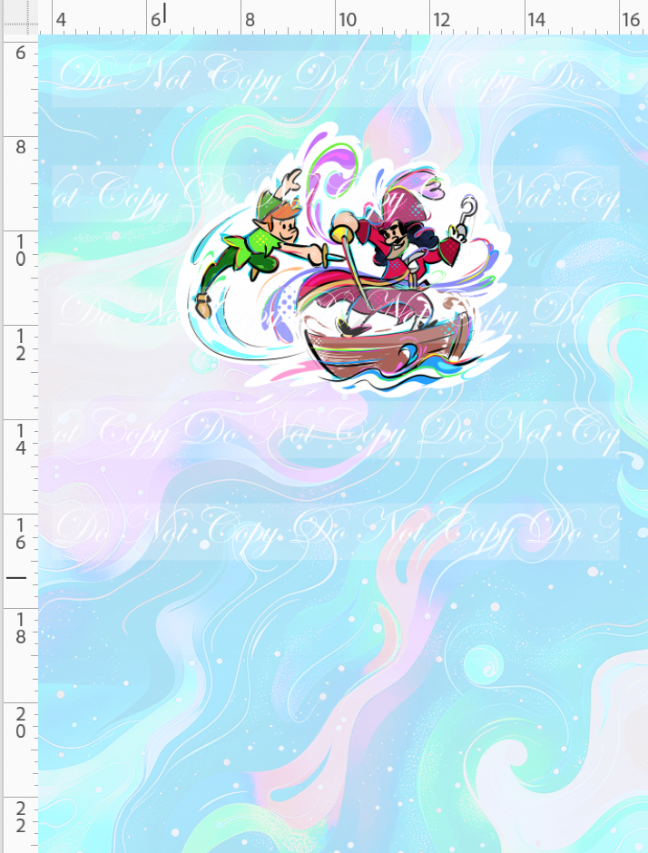 Kawaii Pirates - panel - Peter - pastel - CHILD