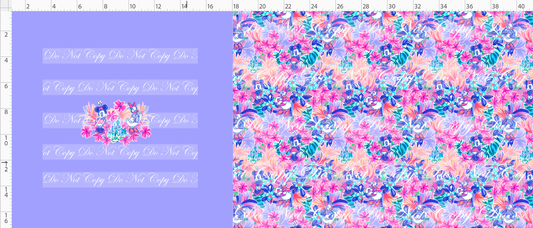 LP-Spring Floral Girls-Lavendar-Bag Maker Roll-small scale 6x6 max image