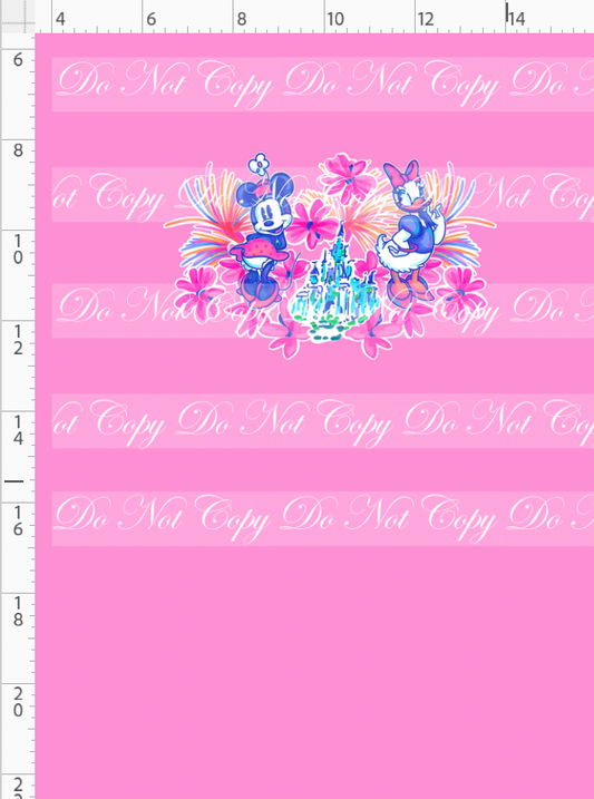 LP-Spring Floral Girls-Panel-Pink-child
