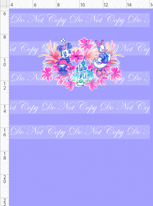 LP-Spring Floral Girls-Panel-lavendar-child
