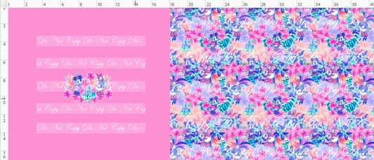 LP-Spring Floral Girls-Pink-Bag Maker Roll-small scale 6x6 max image