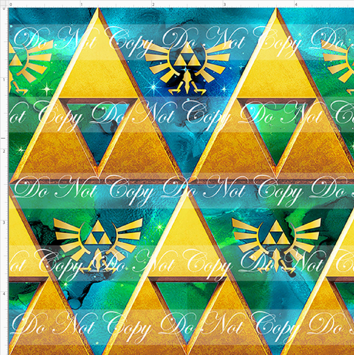 Legend-Triangle coordinate-blue green-Reg-Large Scale