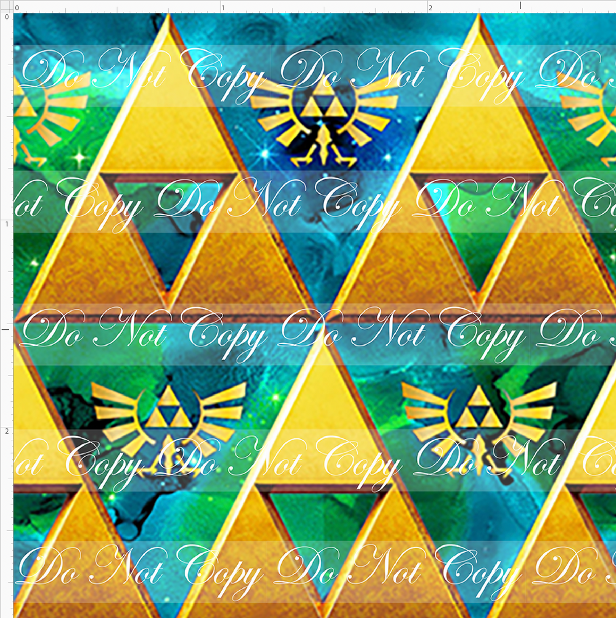 Legend-Triangle coordinate-blue green-Small Scale