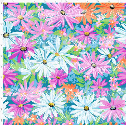 Lilac & Linen - Gerbera Daisy - Blue