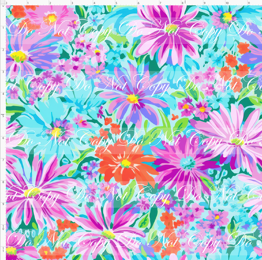 Lilac & Linen - Gerbera Daisy - Teal