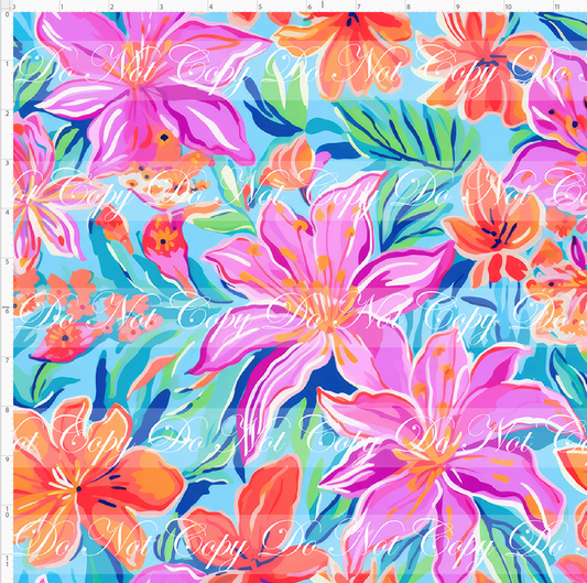 Lilac & Linen - Tropical Lily -Bright Pink