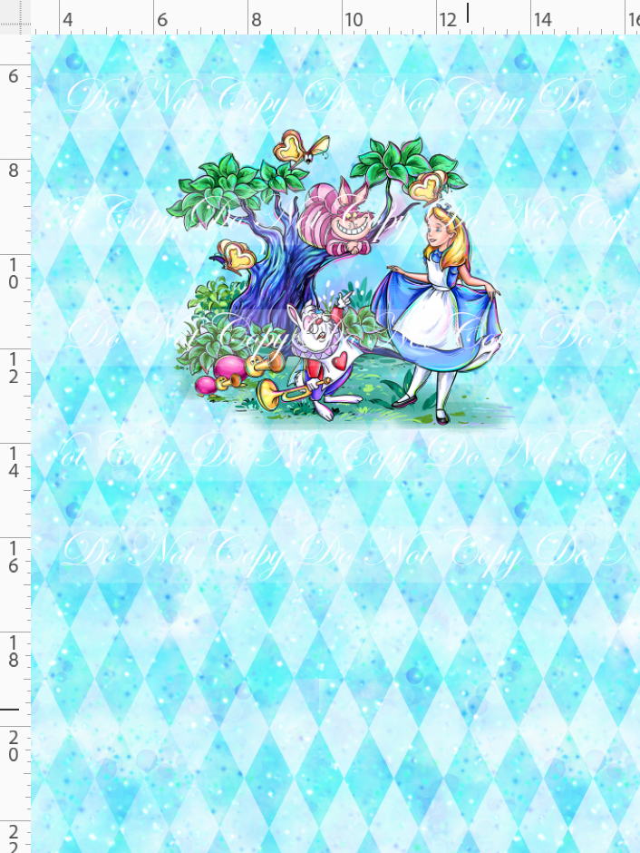 Lost in Wonderland-Panel-Main Character-blue-child