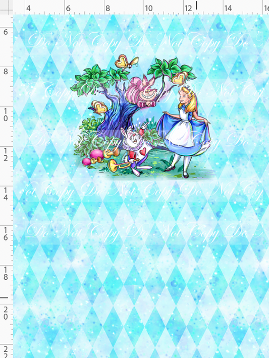 Lost in Wonderland-Panel-Main Character-blue-child
