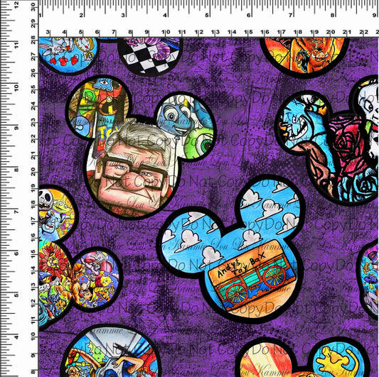 Magic Art - Art Heads - Purple Grunge