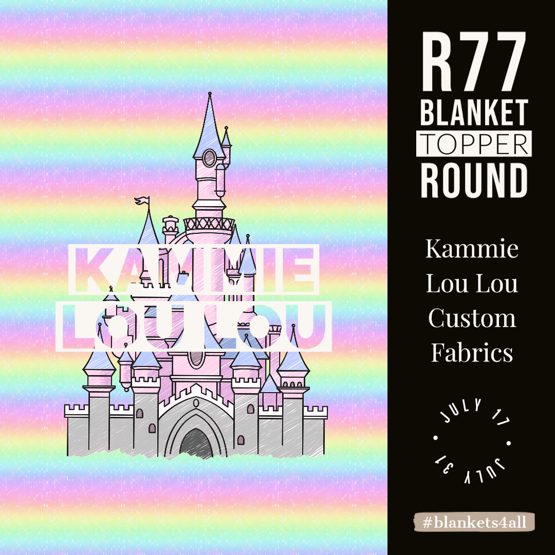 Magical Castle - Full Size Blanket Panel 58W x 72H
