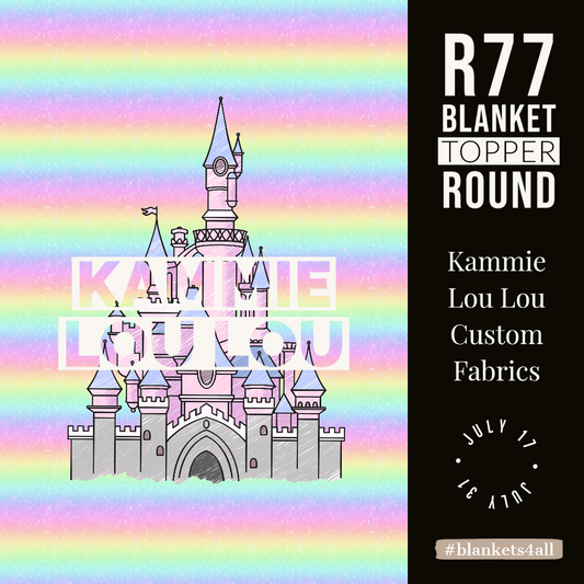 Magical Castle - Full Size Blanket Panel 58W x 72H