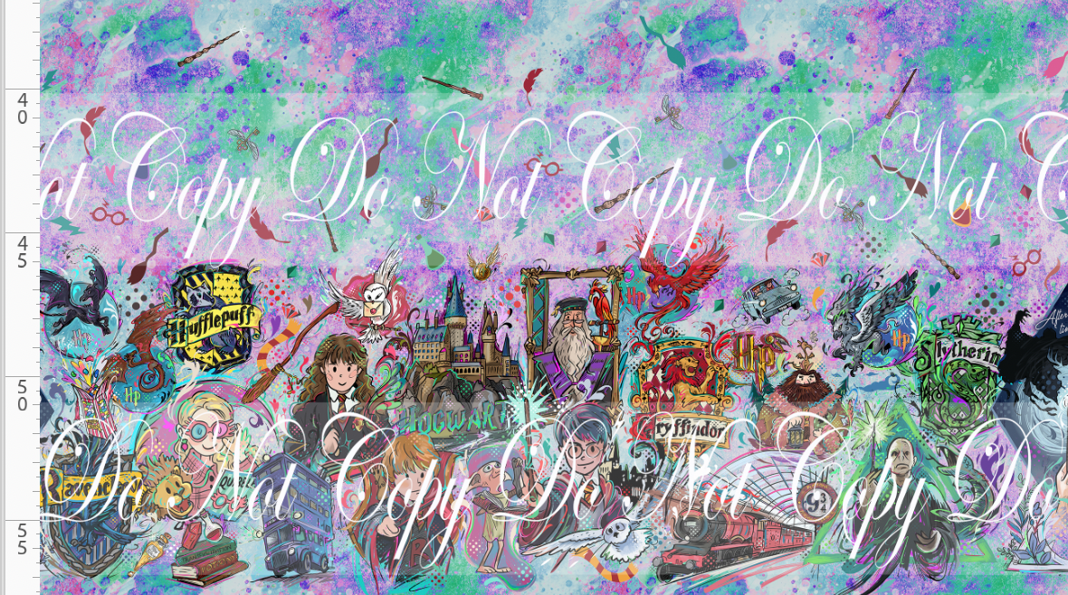 Magical Mischief-Double Border-multicolor