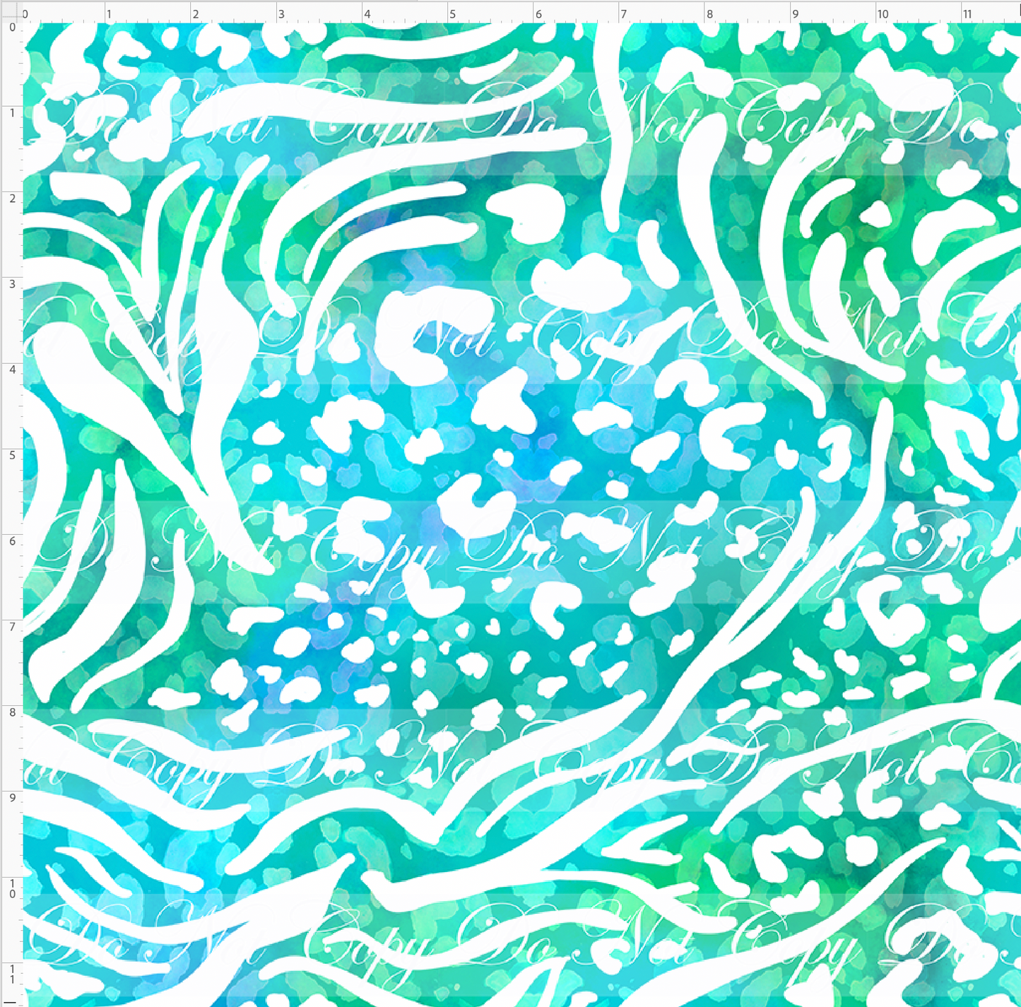 Magical Wilderness Expedition - Animal Print - Teal