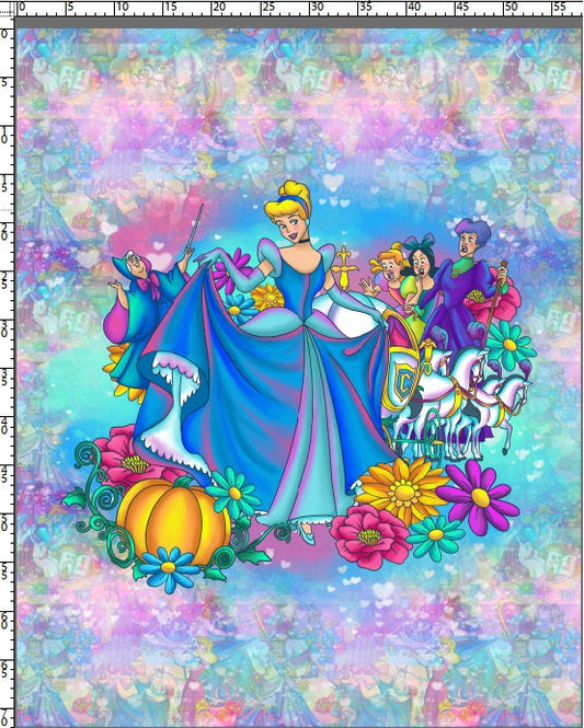Midnight Mascarade - Full Size Blanket Panel 58W x 72H