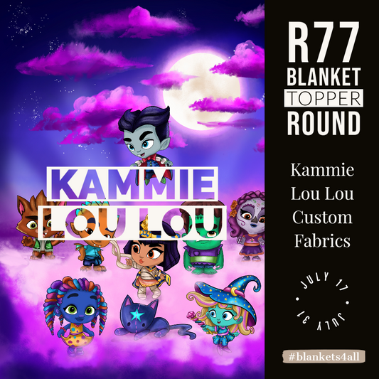 Monsters - Full Size Blanket Panel 58W x 72H