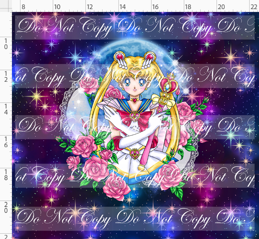 Moon Prism Magic - Panel - navy - adult