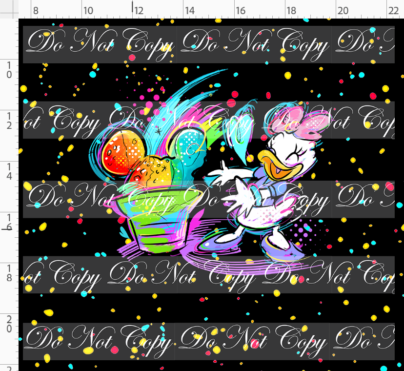 Mouse Munchies-panel-girl duck-black-adult
