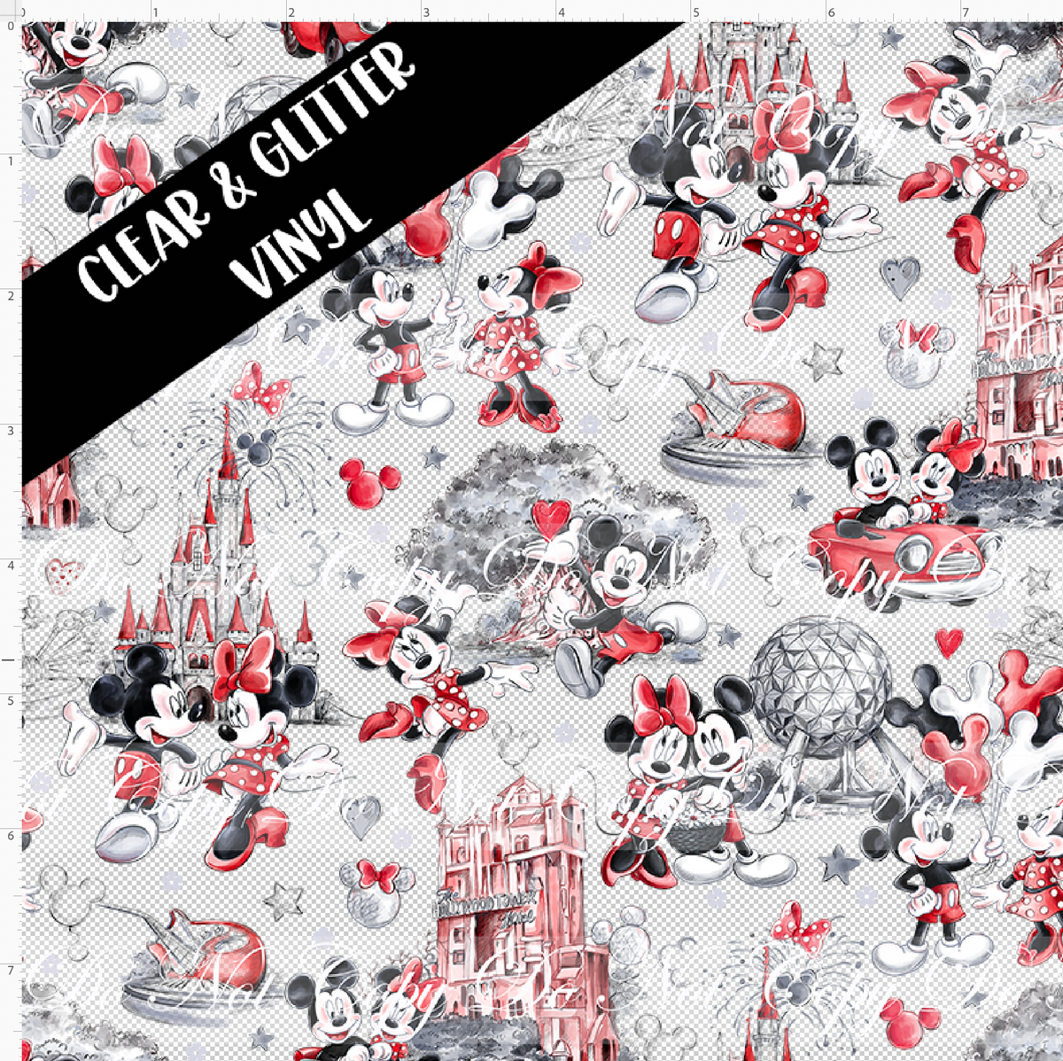 Mouse Park Day-Main-Small scale-CLEAR & GLITTER VINYL
