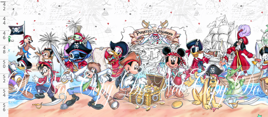 Mouse Pirates and Friends-double border