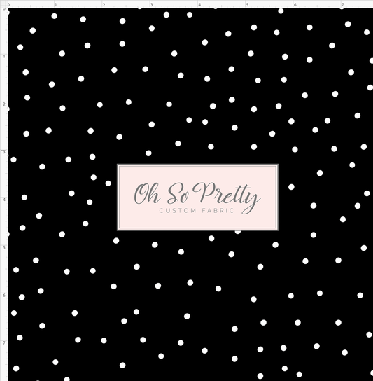Mouse Pop - Dots - black with white dots