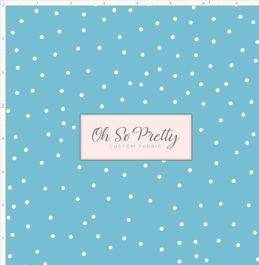 Mouse Pop - Dots - blue with white dots