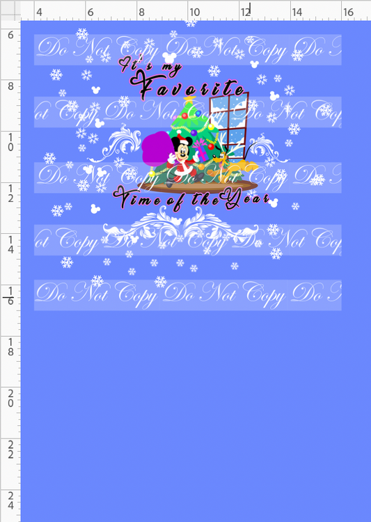 My Favorite Time of the Year - panel - boy mouse - favorite time - cornflower - child