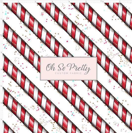 North Pole Milk and Co - candy diagonal stripes - regular Scale