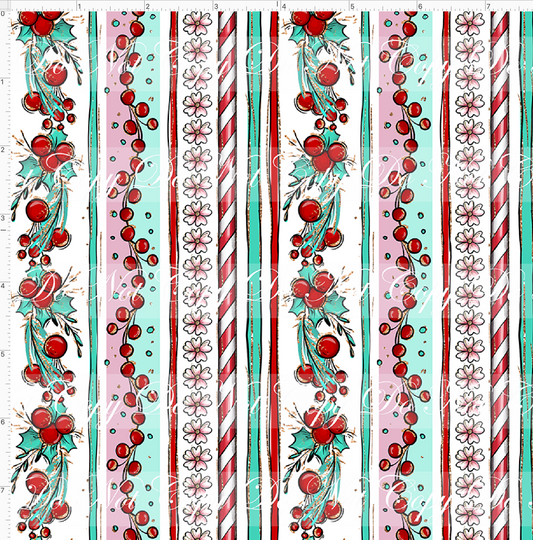 North Pole Milk and Co - stripes - decorative - Small Scale