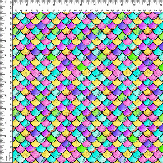 Ocean's Beauty - Bright Scales - Small Scale