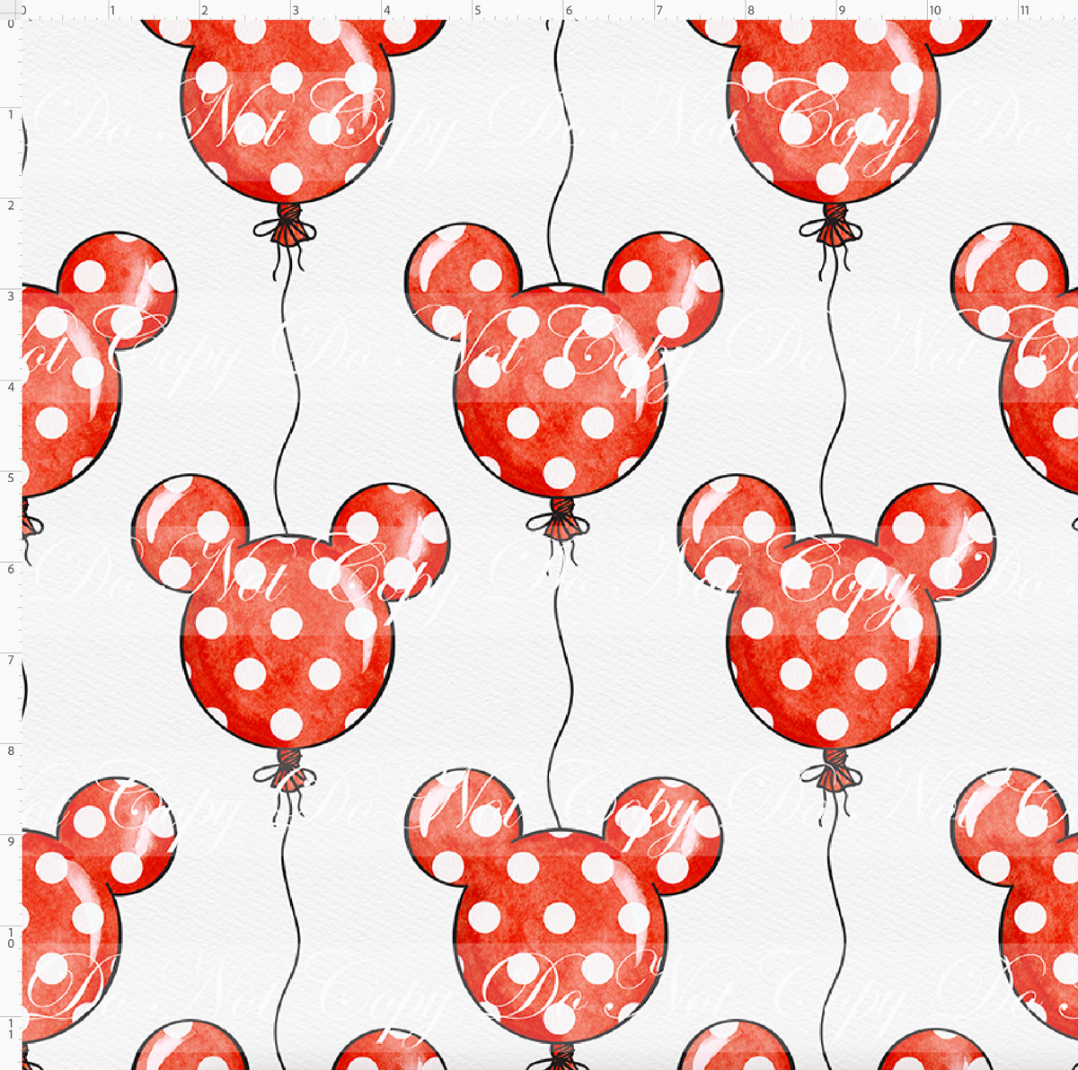 Oh Boy! & Oh Girl! - Classic Mouse - Minnie Balloons on White
