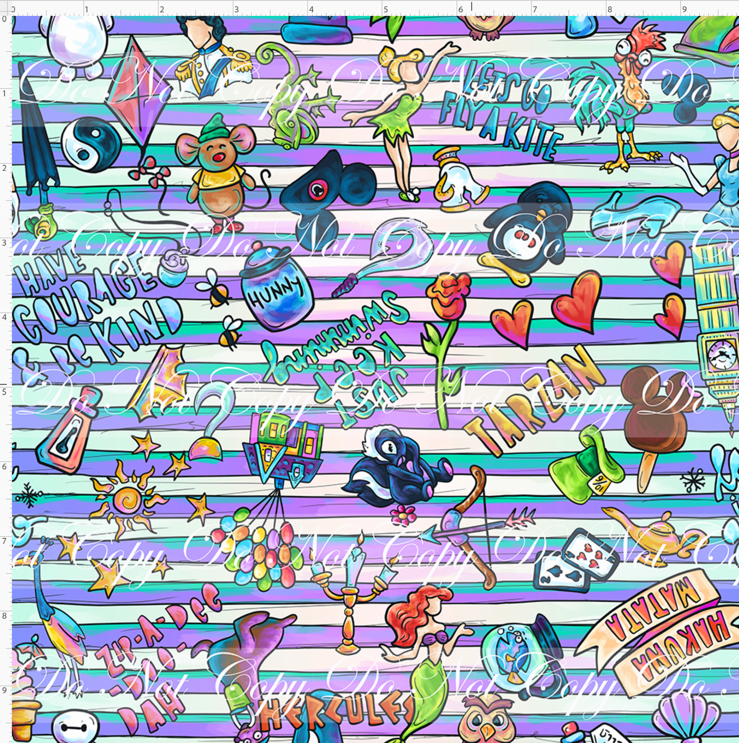Oh Doodles! - Main Toss - Stripes - Small Scale