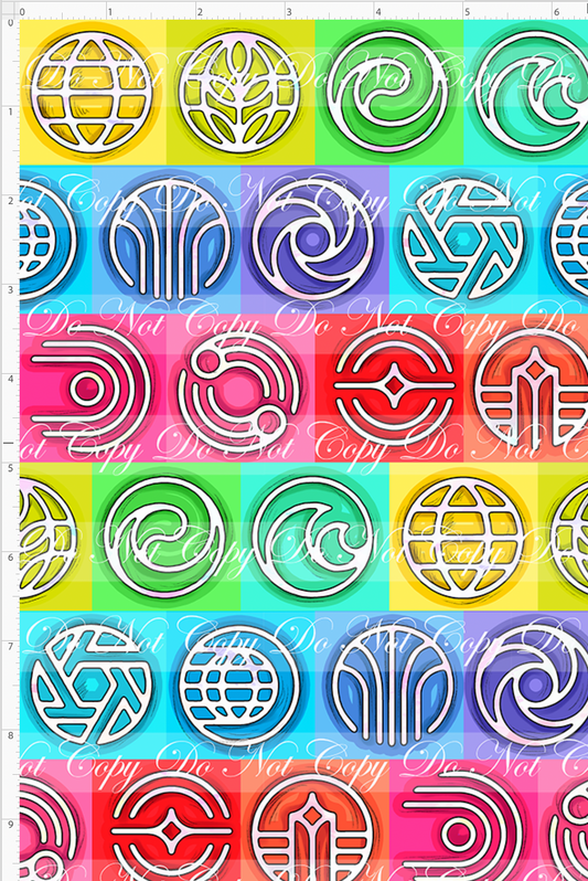 One little spark - symbols - small scale