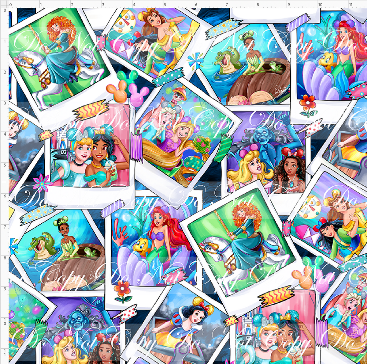 Park Day Princesses-Polaroids-Regular Scale