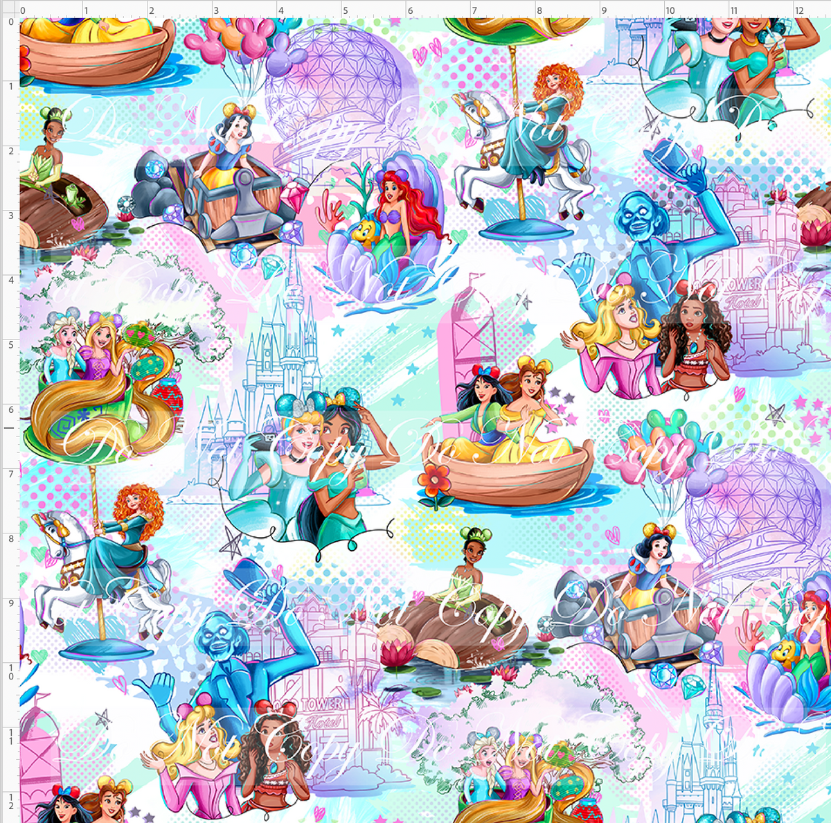 Park Day Princesses-Pop-Regular Scale
