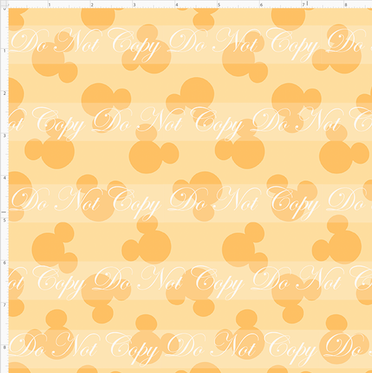 Pastel Mouse Heads - Golden