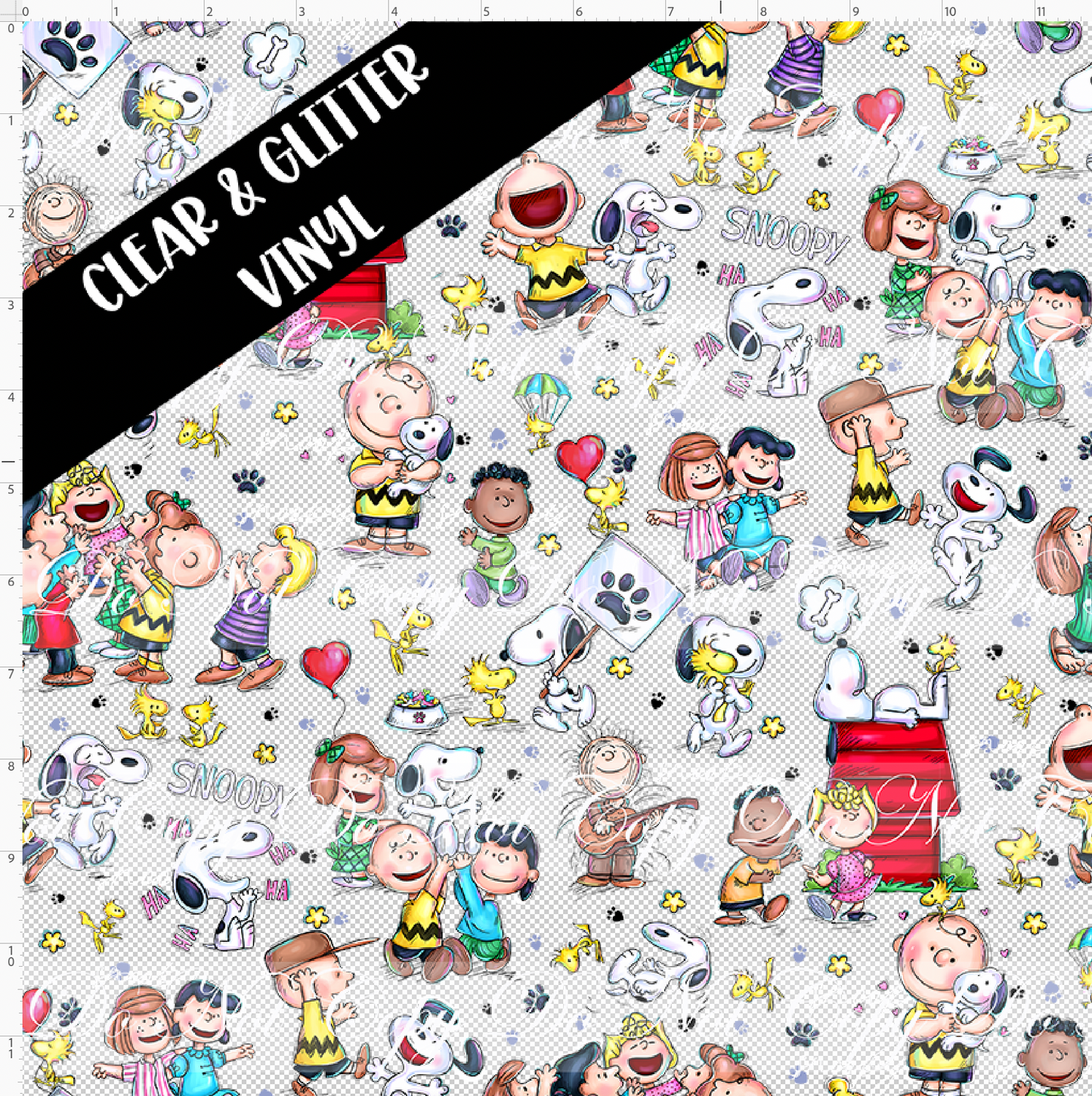 Peanut Pup-main-small scale-CLEAR & GLITTER VINYL