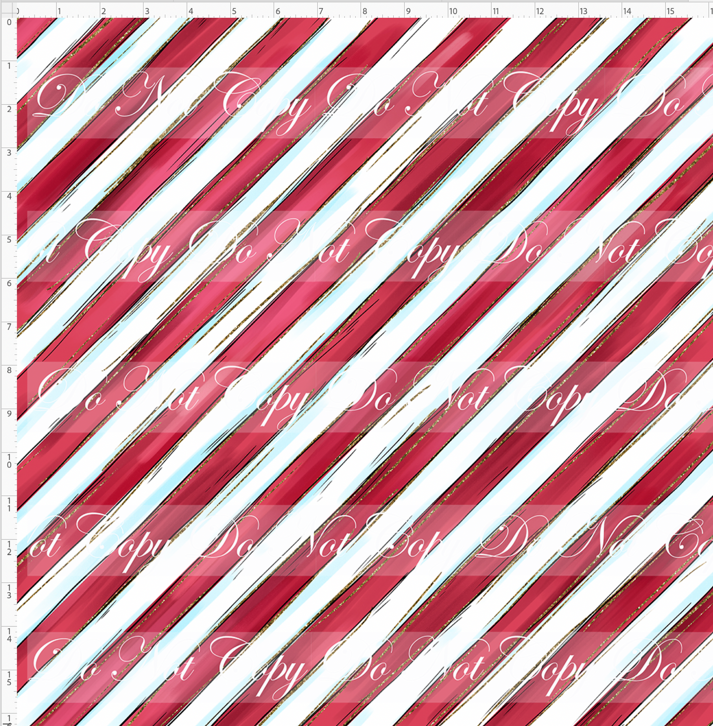 Peppermint Mouse - Stripes - Regular Scale