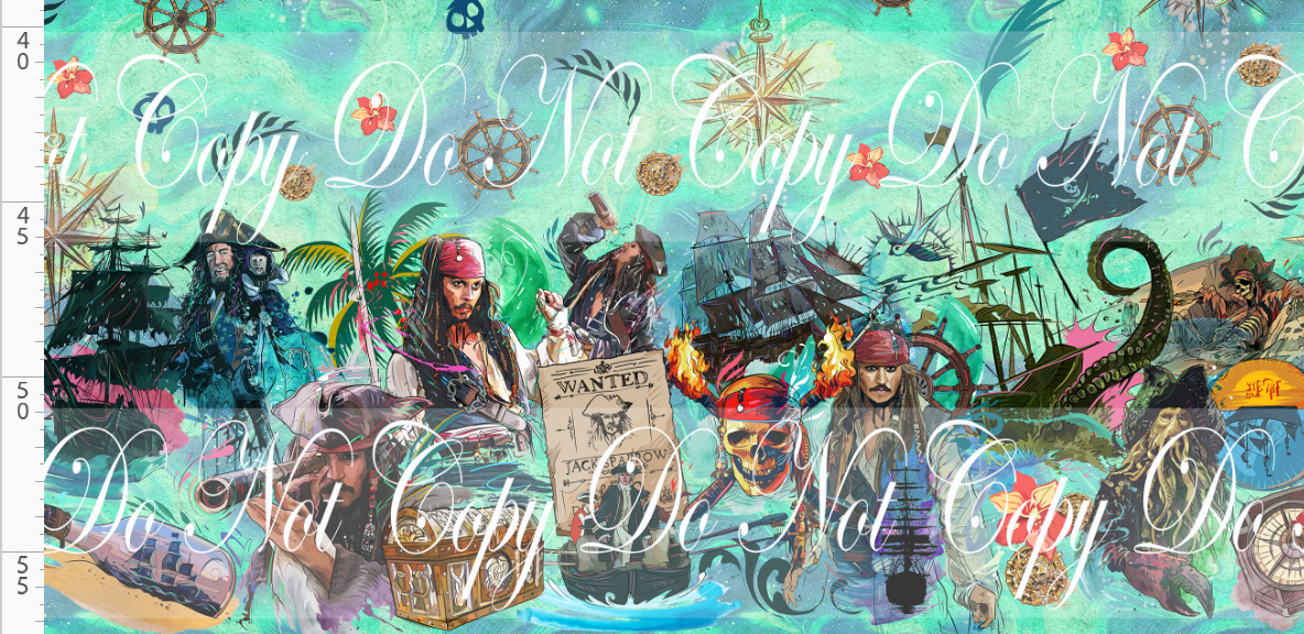 Pirate Tales - Double Border - Colorful