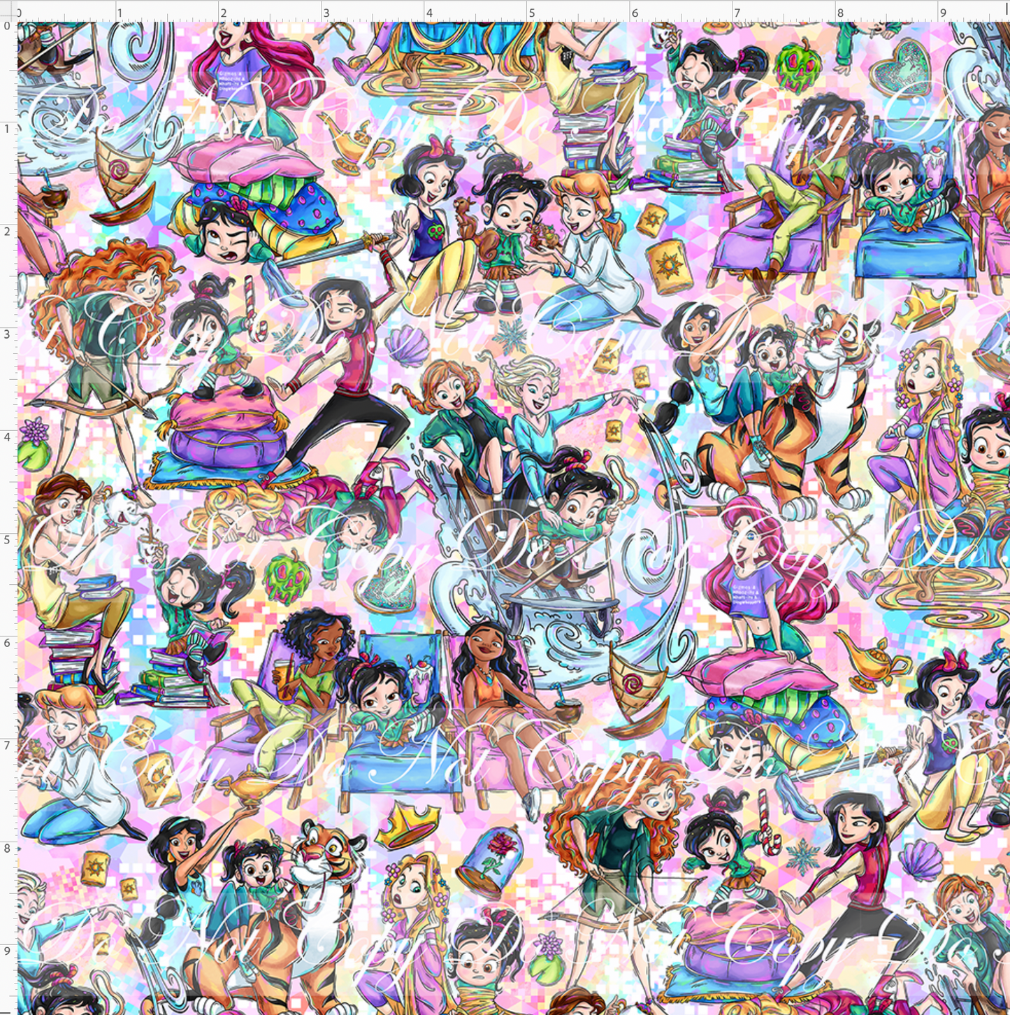 Pixel Princesses-Main-small scale-pastel background