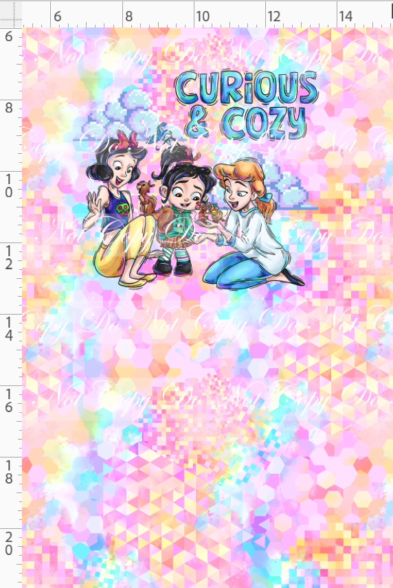 Pixel Princesses-panel-cozy-pastel background-child