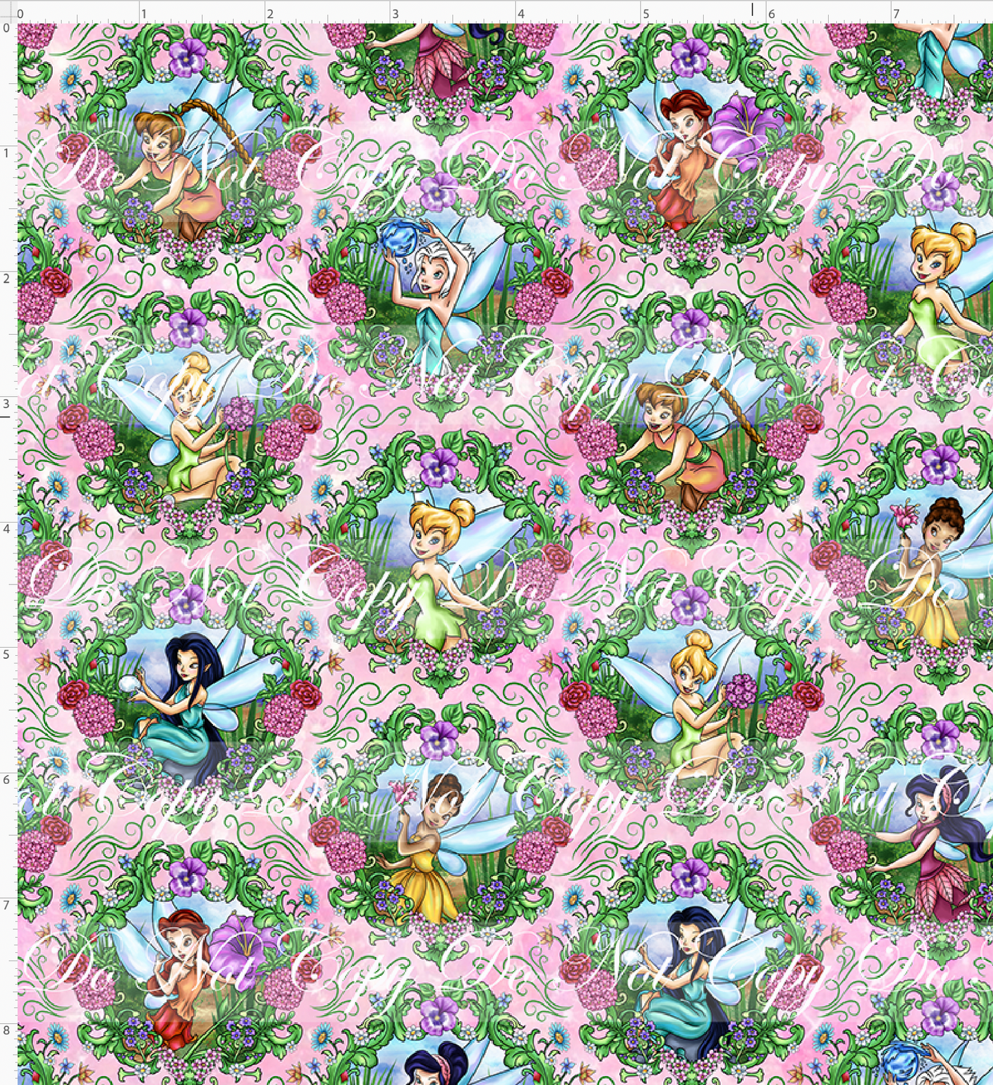Pixie Dust Dreams - Cameo - Pink - Small Scale